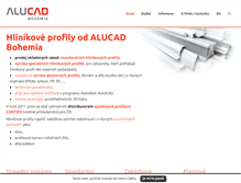 Tablet Screenshot of alucad.cz